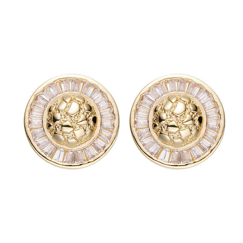 Big Daddy Cluster Baguette Diamond Earring - Earring