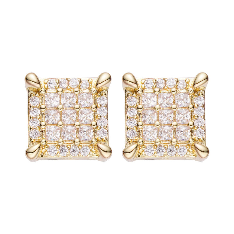 Big Daddy Emerald Cut Diamond Earring - Earring