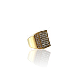 Big Daddy Iced Out Square Bling Ring - Ring