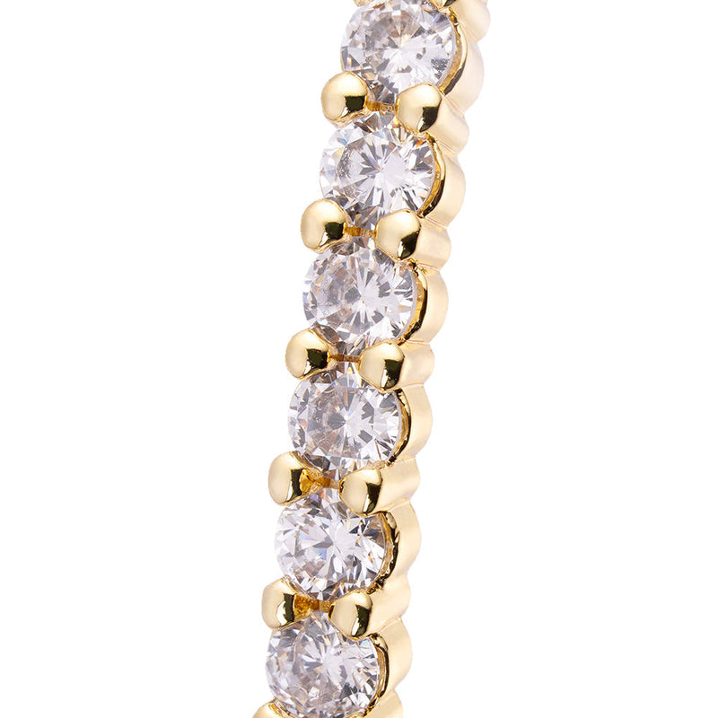 Big Daddy Large Hoop Diamond Earring - Earring