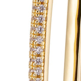 Big Daddy Oval Loop Gold Earring - Earring