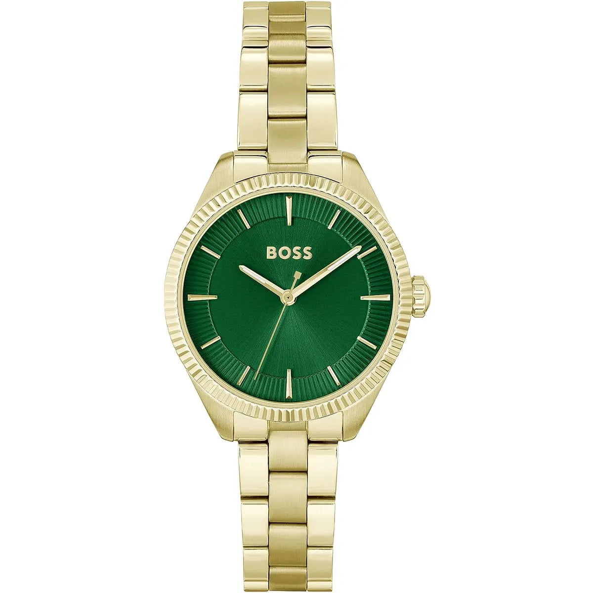 BOSS by Hugo Boss Gold Steel Green Dial Women's Watch - 1502729