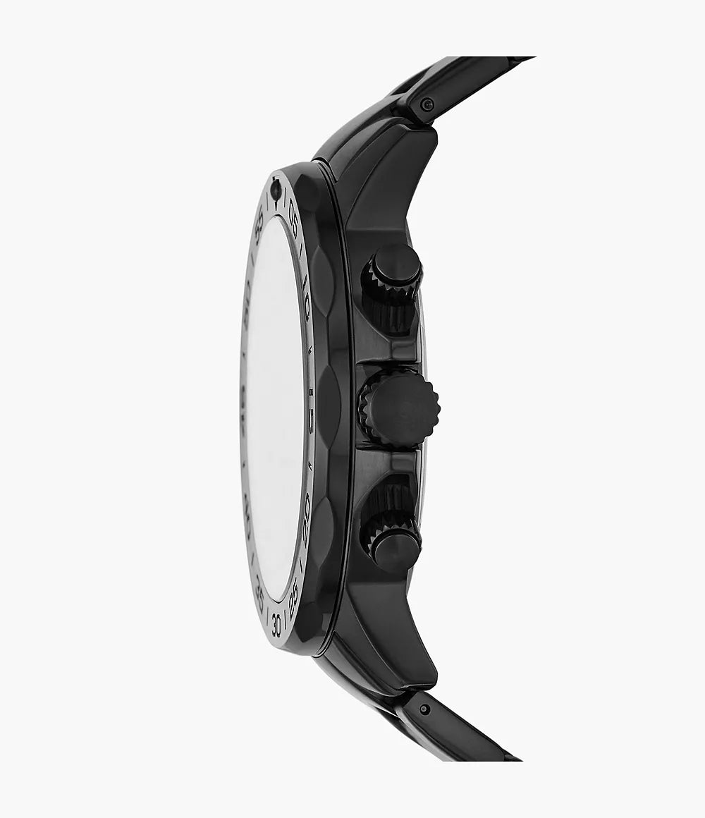 Fossil Grant Sport Chronograph Black-Tone Stainless Steel Watch - BQ2587