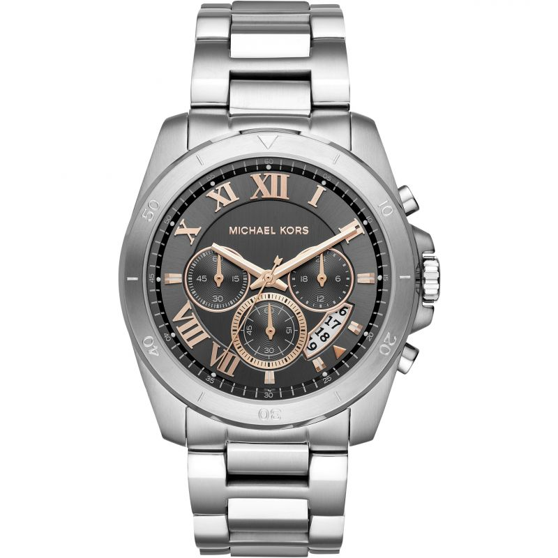 Oversized Brecken Silver-Tone Watch