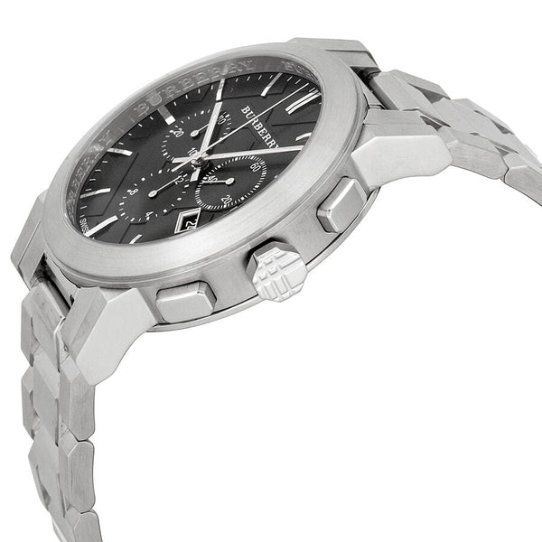Burberry Black Dial Chronograph Stainless Steel Men's Watch BU9351 - Watches of New Zealand #2