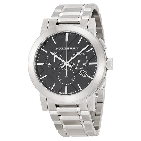 Burberry Black Dial Chronograph Stainless Steel Men's Watch BU9351 - Watches of New Zealand