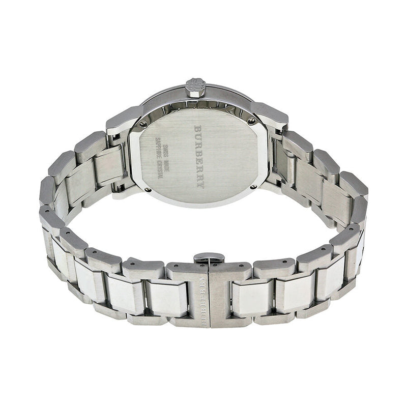 Burberry Blue Check Stamped Dial Stainless Steel Men's Watch BU9031 - Watches of New Zealand #3