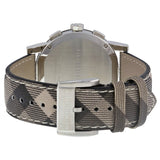 Burberry Brown Impressed Check Dial Check Fabric Strap Men's Watch BU9361 - Watches of New Zealand #3
