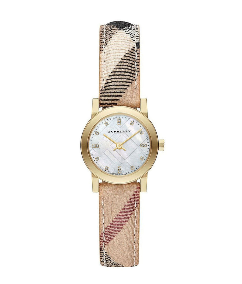 Burberry Women’s Swiss Made Quartz Multicolor Leather Strap Mother Of Pearl Dial Women's Watch  BU9226 - Watches of New Zealand
