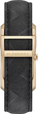 Burberry Women's Swiss Black Leather Strap Watch 25mm BU9409