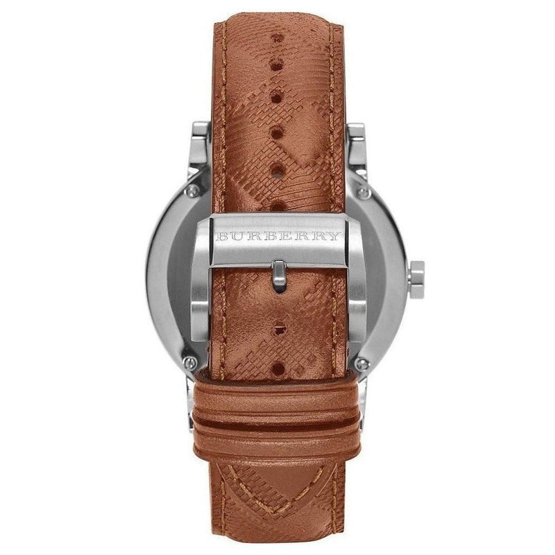 Burberry Men’s Swiss Made Leather Strap Black Dial Men's Watch BU9905 - Watches of New Zealand #3