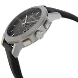 Burberry  Chronograph Black Dial Black Leather Men's Watch BU9356 - Watches of New Zealand #2