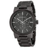 Burberry Chronograph Dark Grey Dial Black Ion-plated Men's Watch BU9354 - Watches of New Zealand