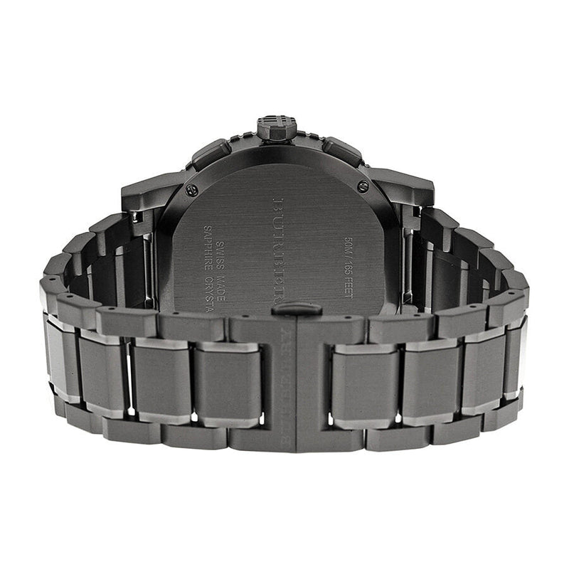 Burberry Chronograph Gunmetal Dial  Grey Ion-plated Stainless Steel Men's Watch BU9381 - Watches of New Zealand #3