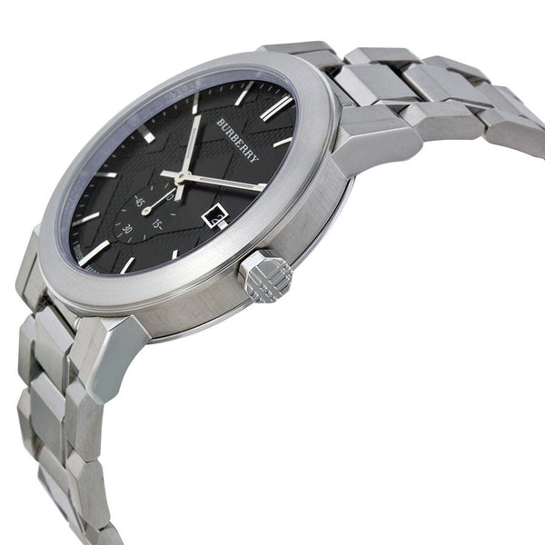 Burberry Dark Grey Dial Stainless Steel Men's Watch BU9901 - Watches of New Zealand #2