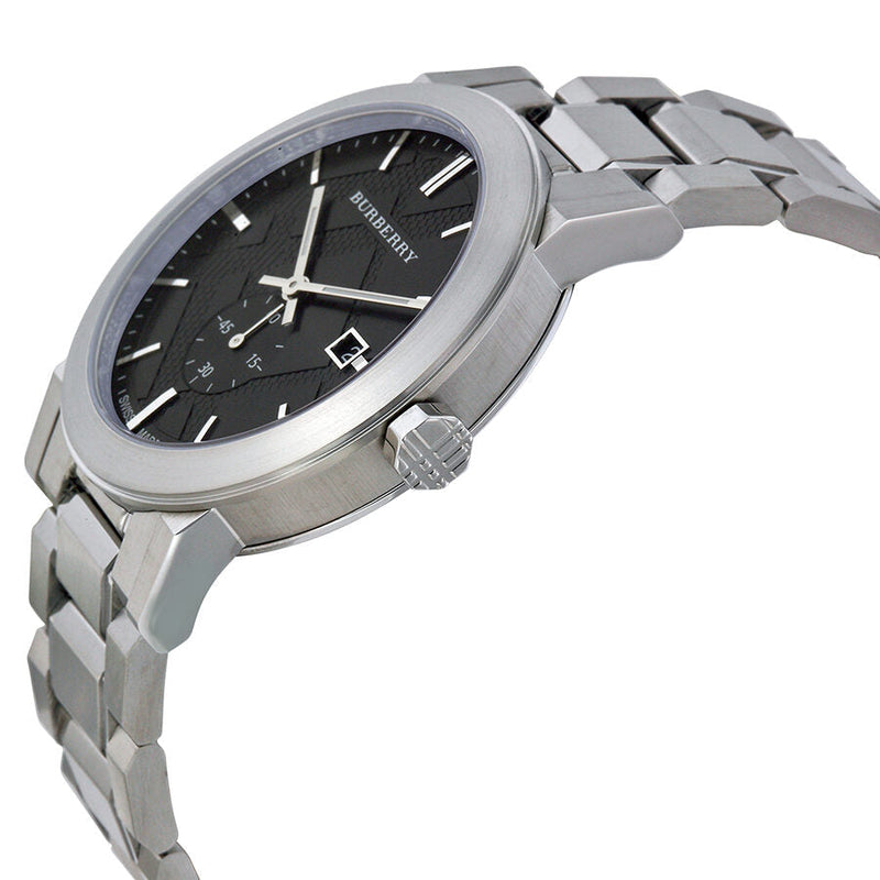 Burberry Dark Grey Dial Stainless Steel Men's Watch BU9901 - Watches of New Zealand #2