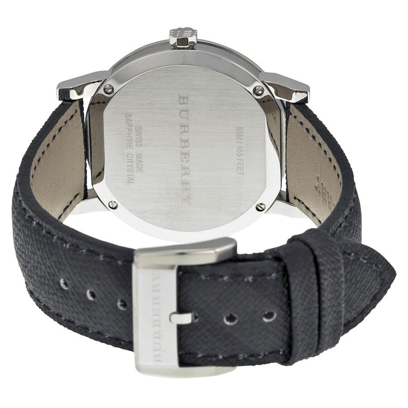 Burberry Grey Dial Black Polyvinyl Strap Men's Watch BU9030 - Watches of New Zealand #3