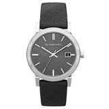 Burberry Unisex Leather Strap NOVA Check Black Unisex Watch  BU9024 - Watches of New Zealand