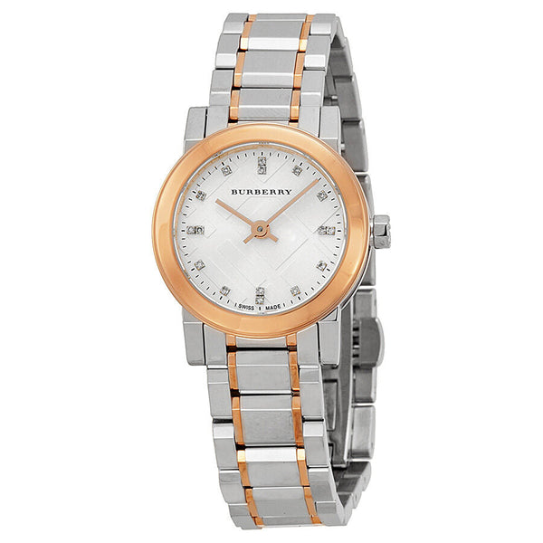 Burberry Heritage Grey Dial Two-tone Stainless Steel Ladies Watch BU9214 - Watches of New Zealand