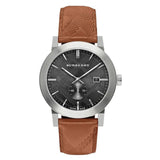 Burberry Men’s Swiss Made Leather Strap Black Dial Men's Watch  BU9905 - Watches of New Zealand