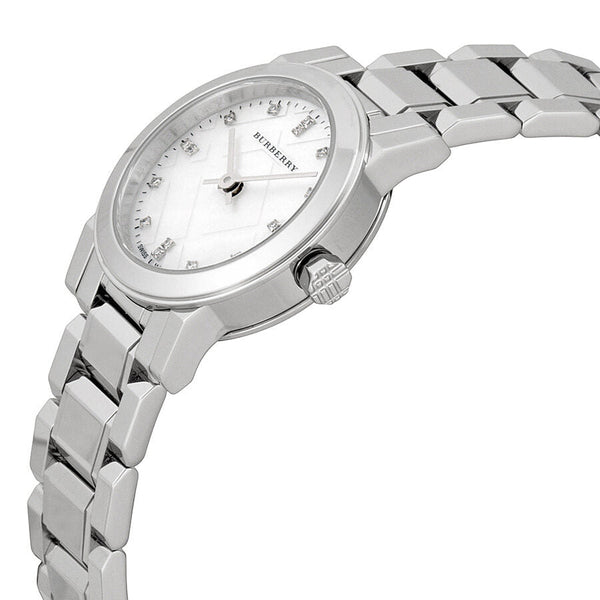 Burberry Mother of Pear diamond set Stainless Steel Ladies Watch BU9224 - Watches of New Zealand #2