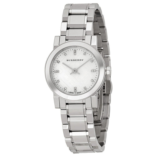 Burberry Mother of Pear diamond set Stainless Steel Ladies Watch BU9224 - Watches of New Zealand