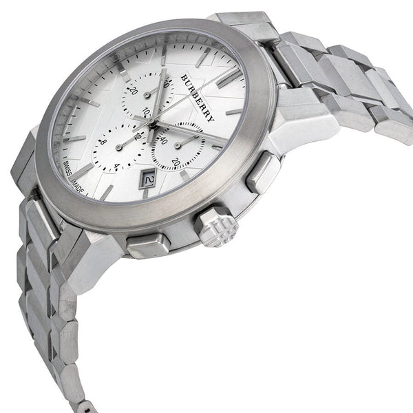 Burberry Silver Dial Chronograph Stainless Steel Men's Watch BU9350 - Watches of New Zealand #2