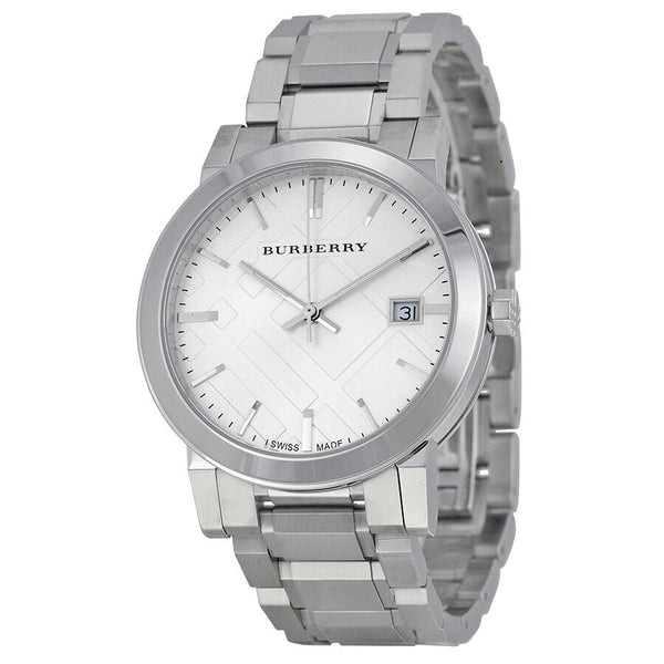 Burberry Silver Dial Stainless Steel Unisex Watch BU9000 - Watches of New Zealand