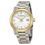 Burberry Silver Dial Two-tone Silver and Gold-tone Bracelet Ladies Watch BU9115 - Watches of New Zealand