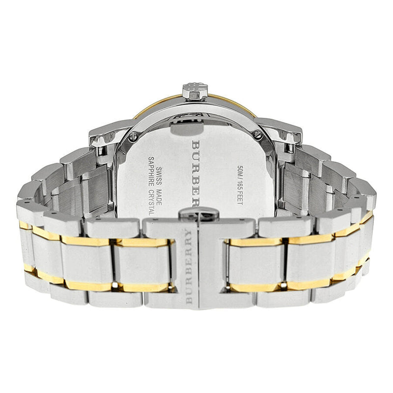 Burberry Silver Dial Two-tone Silver and Gold-tone Bracelet Ladies Watch BU9115 - Watches of New Zealand #3