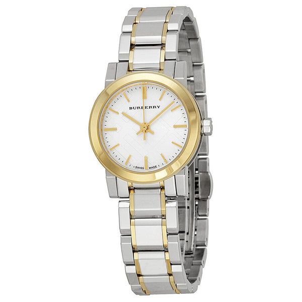 Burberry Silver Dial Two-tone Stainless Steel Ladies Watch BU9217 - Watches of New Zealand