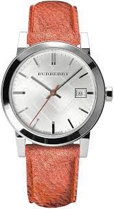 Burberry The City Leather Analog Quartz Women's Watch BU9121