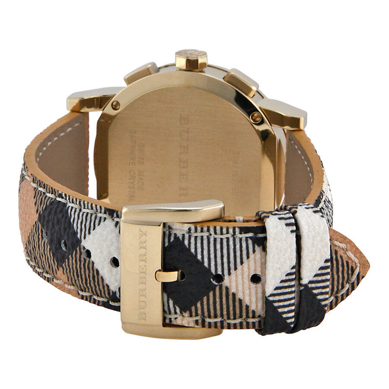 Burberry The City Chronograph White Dial Haymarket Check Unisex Watch BU9752 - Watches of New Zealand #3