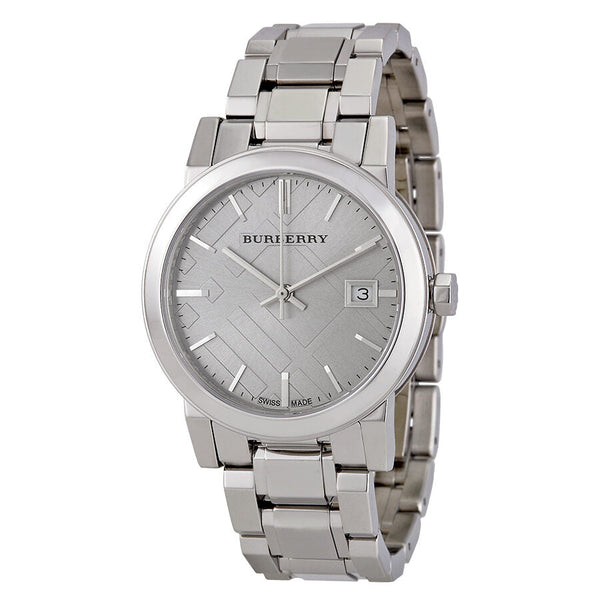 Burberry The City Grey Dial Stainless Steel Ladies Watch BU9143 - Watches of New Zealand
