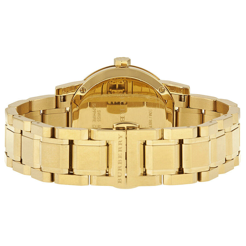 Burberry White Dial Gold-tone Ladies Watch BU9103 - Watches of New Zealand #3