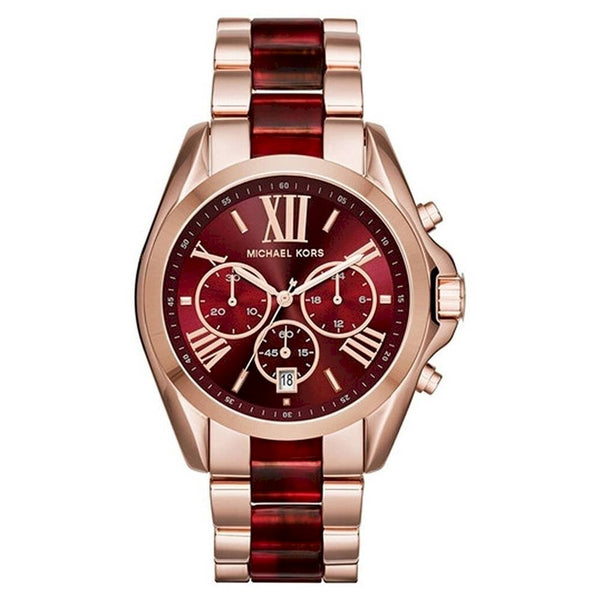 Michael Kors Bradshaw Burgundy Women's Watch  MK6270 - Watches of New Zealand
