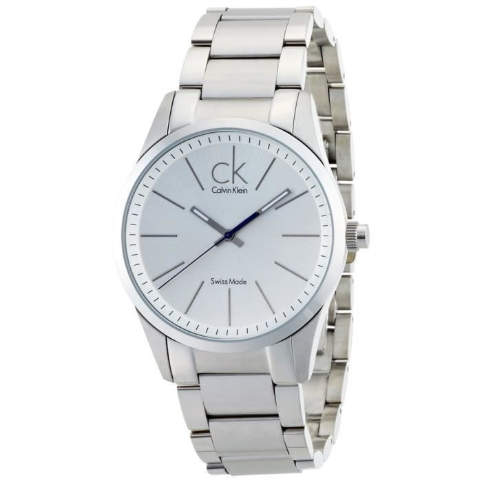 Calvin Klein Bold Silver Dial Steel Bracelet Men's Watch K2241120