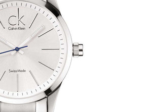 Calvin Klein Bold Silver Dial Steel Bracelet Men's Watch K2241120