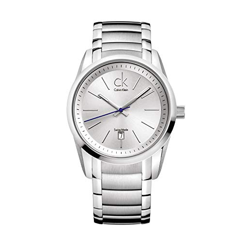 Calvin Klein Bold Silver Dial Steel Bracelet Men's Watch K2241120