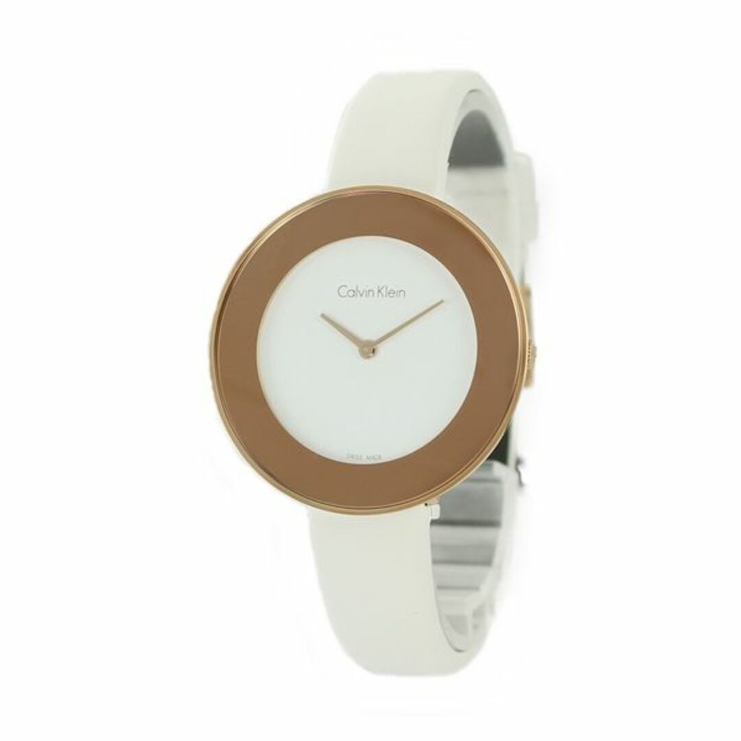 Calvin Klein Chic White Leather Women's Watch K7N236K2