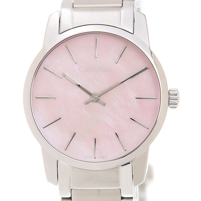 Calvin Klein City Mother of Pearl Ladies Watch K2G2314E