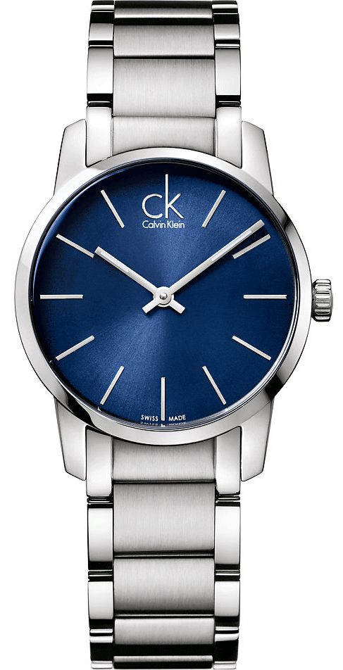 Calvin Klein City Blue Dial Silver Watch K2G2314N