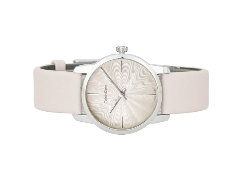 Calvin Klein City Quartz Beige Dial Ladies Watch K2G231XH