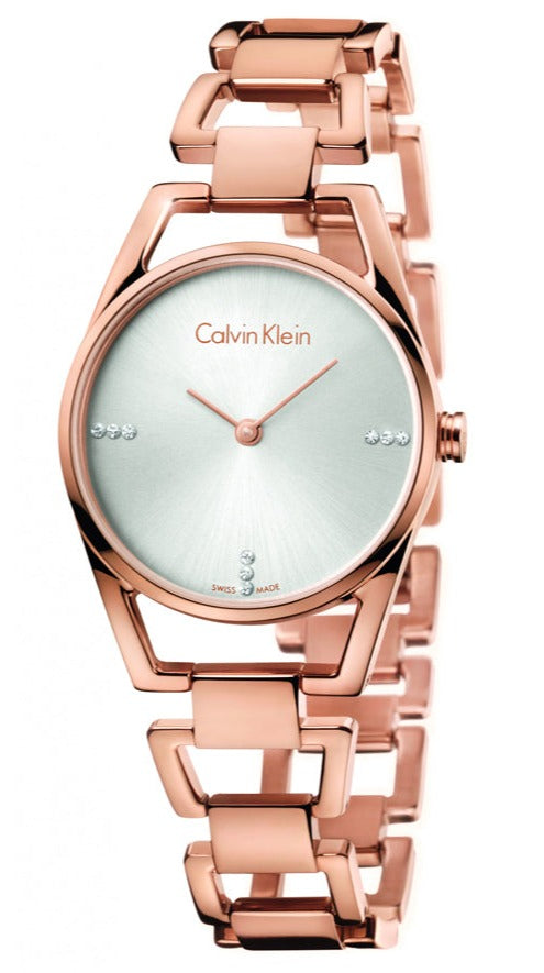 CK Calvin Klein Women's Rose Gold Watch K7l2364t