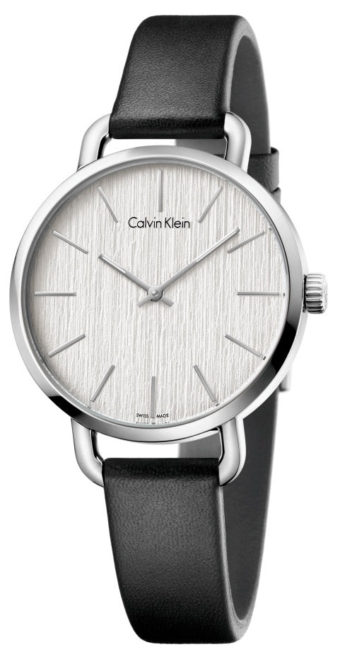 Calvin Klein Even Quartz Silver Dial Ladies Watch K7B231C6