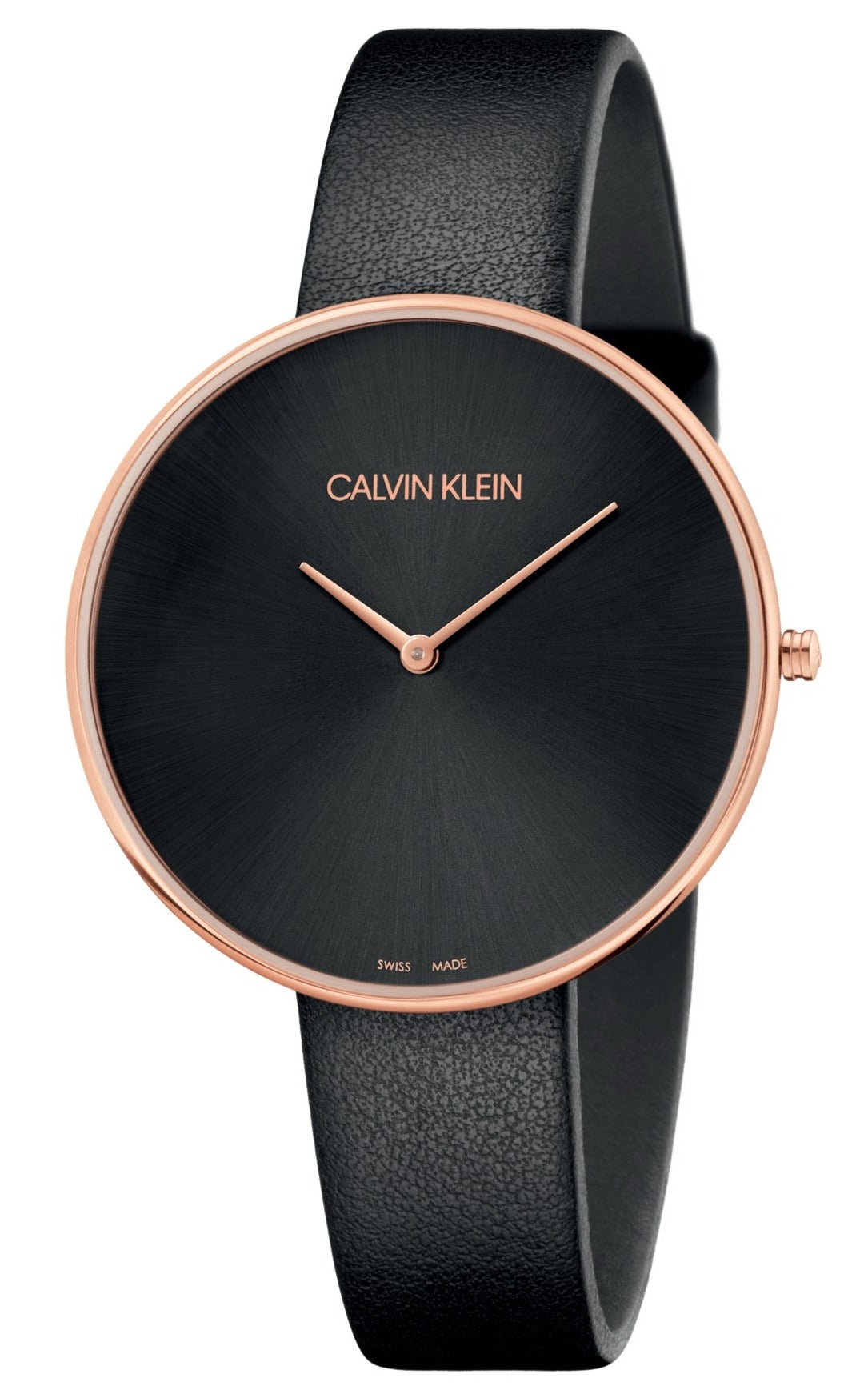 CALVIN KLEIN Full Moon Quartz Black Dial Ladies Watch K8Y236C1