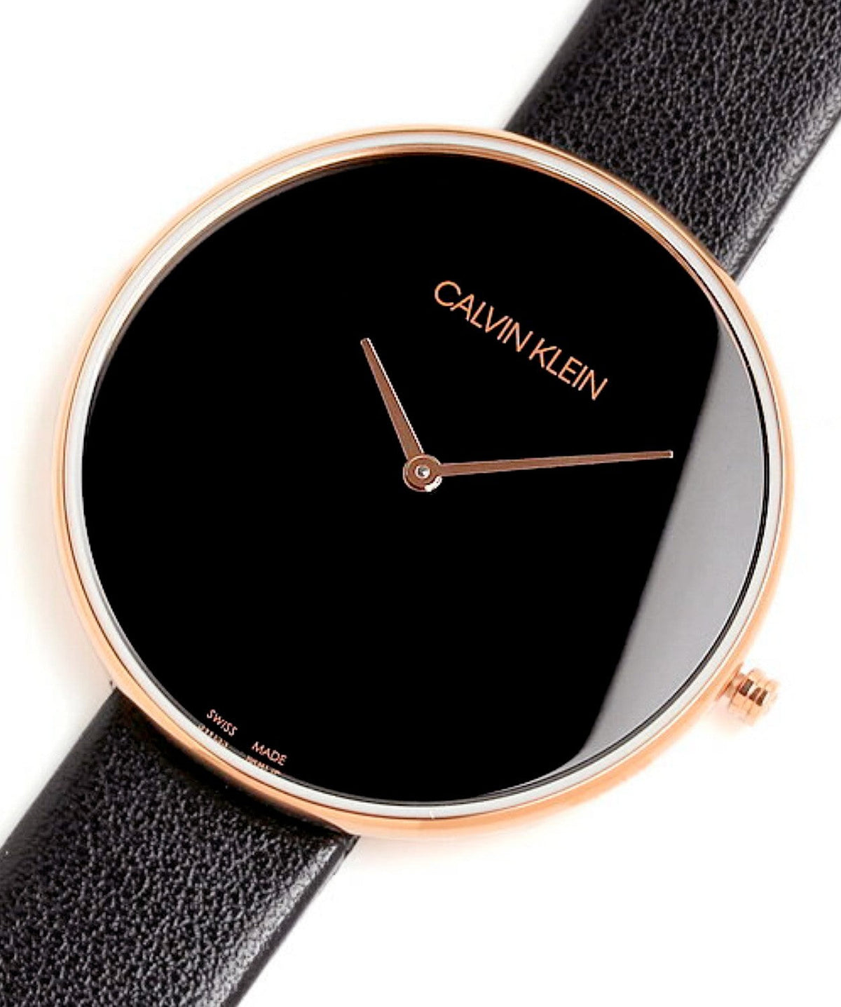 CALVIN KLEIN Full Moon Quartz Black Dial Ladies Watch K8Y236C1