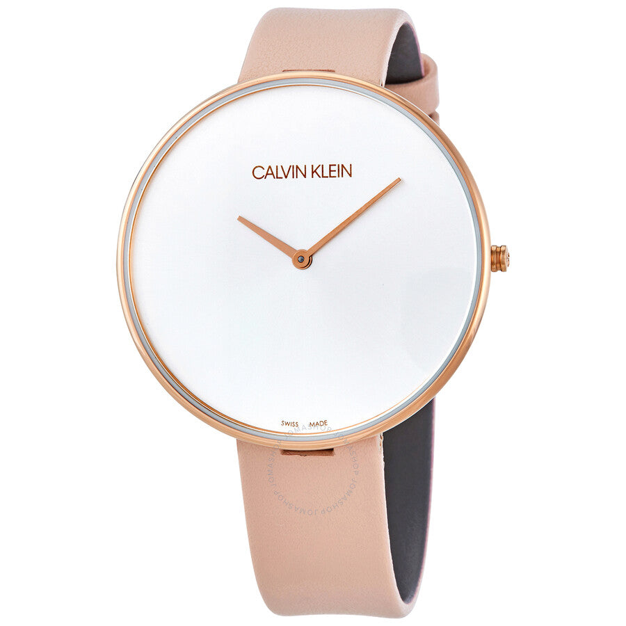 Calvin Klein Full Moon Quartz Silver Dial Ladies Watch K8Y236Z6