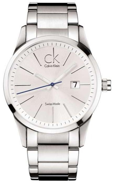 Calvin Klein Men's Silver Dial Stainless Steel Bracelet Watch K2246120