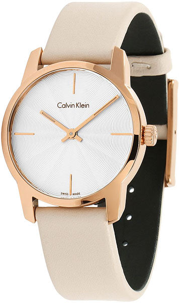 Calvin Klein City Quartz Silver Dial Women's Watch K2G236X6